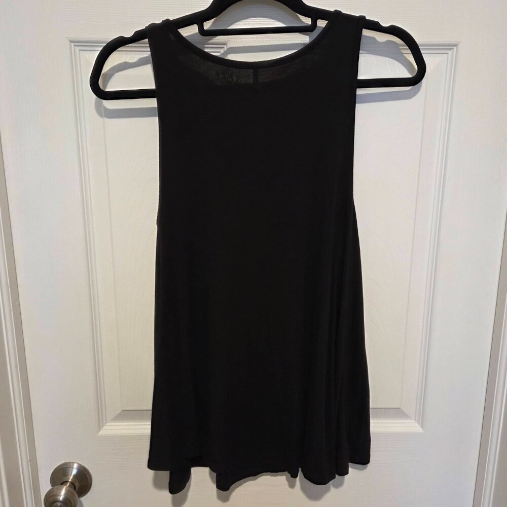 Loft Womens size small super soft black flowy tank - Picture 3 of 3